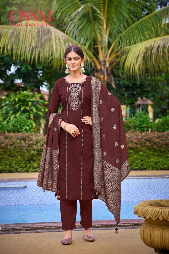 Dastoor By Ossm Viscose Designer Kurti With Bottom Dupatta Wholesale Price In Surat